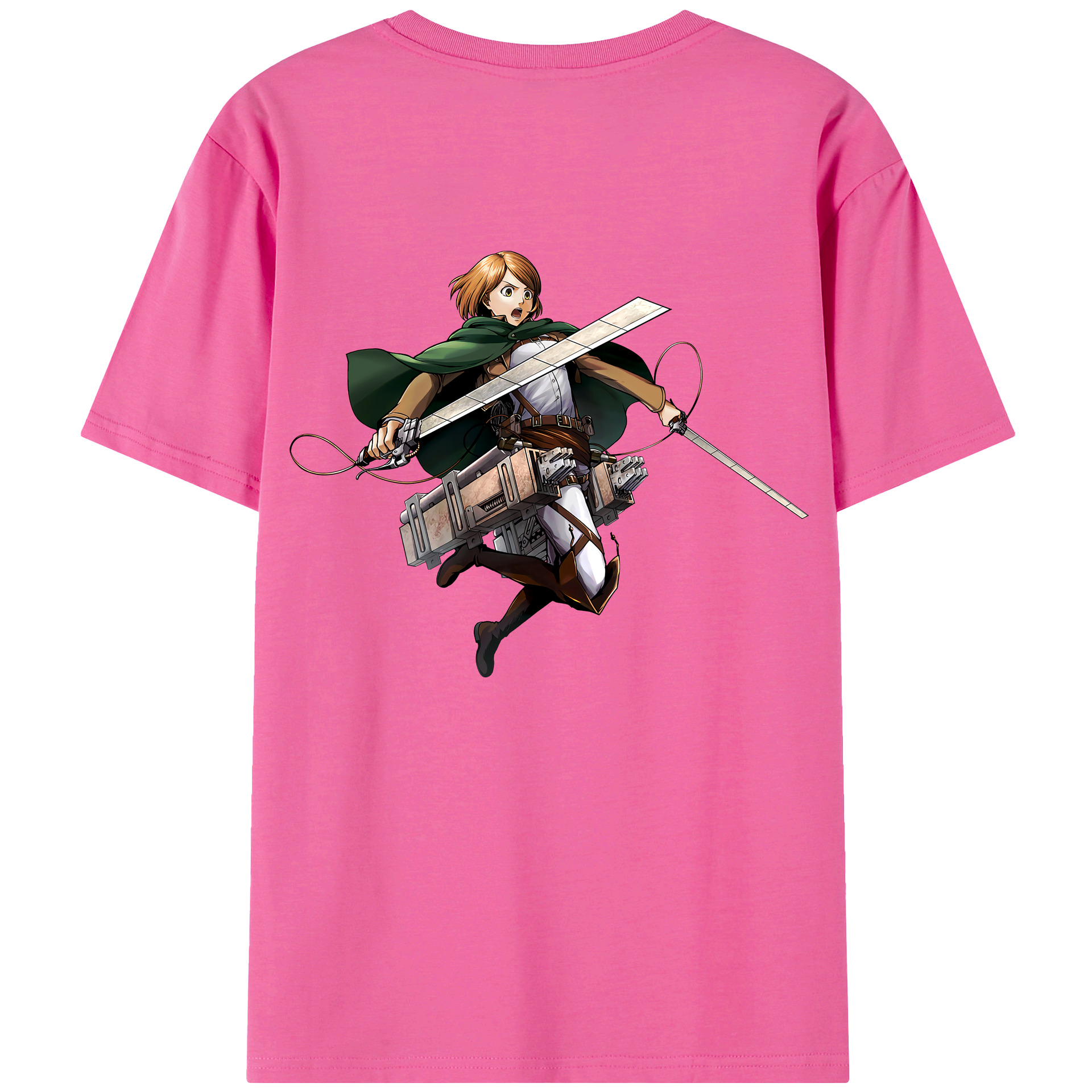 （画像用） 進撃の巨人 ペトラ·ラル Attack on Titan Petra Rall レディース半袖Tシャツ(バックプリント)